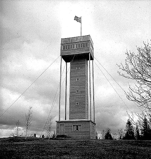 Risa utsiktstorn hade kaffeservering
