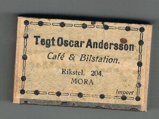 Reklam, tändsticksask